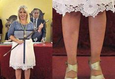 España: Dedos meñiques de alcaldesa genera burlas en redes