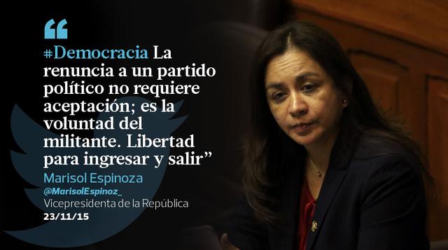 Marisol Espinoza y elecciones en Argentina en tuits destacados - 1
