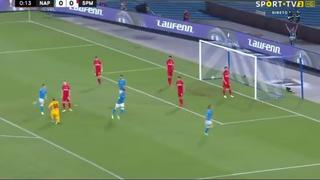 Napoli vs. Spartak Moscú: Elmas necesitó 11 segundos para aprovechar el error del portero y anotar el 1-0 | VIDEO
