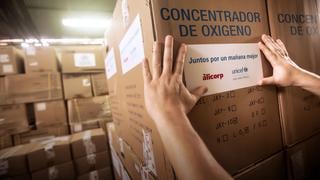 Alicorp y Unicef entregan 123 concentradores de oxígeno a tres regiones del país 