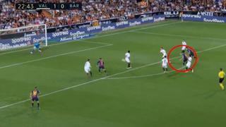 Barcelona vs. Valencia: Messi marcó golazo para el 1-1 tras genial pared con Suárez en Mestalla | VIDEO