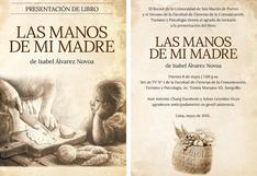 Isabel Álvarez presentará libro "Las manos de mi madre"