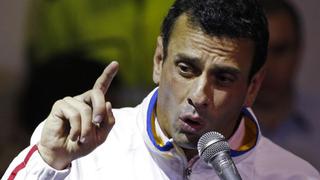 Capriles rechazó acusación de Maduro sobre traición a la patria