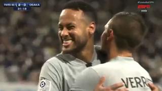 Goles de Neymar, Sarabia y Mendes para el 3-1 de PSG vs. Gamba Osaka en amistoso | VIDEO