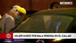 Callao: mujer fallece tras impactarle una bala perdida cuando iba en un auto