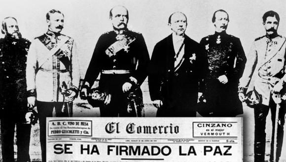 La edición del 28 de junio de 1919 El Comercio dio cuenta de la firma del Tratado de Versalles, documento que le puso final oficial a la Primera Guerra Mundial. (Archivo El Comercio / AFP)