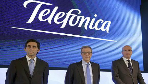 Ganancias globales de Telefónica subieron 17% en el 2013