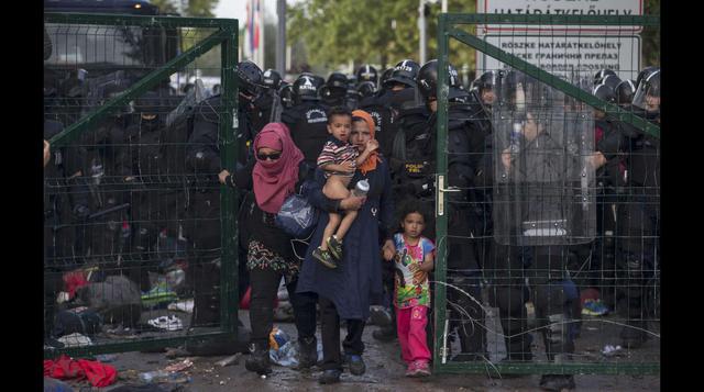 El drama de los niños refugiados en la frontera de Hungría - 7