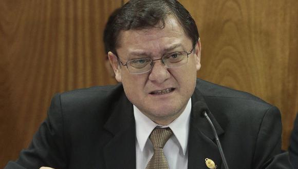 Fiscal superior contra la criminalidad organizada Jorge Chávez Cotrina se refirió a la denuncia contra el presidente Pedro Castillo. (Foto: GEC)