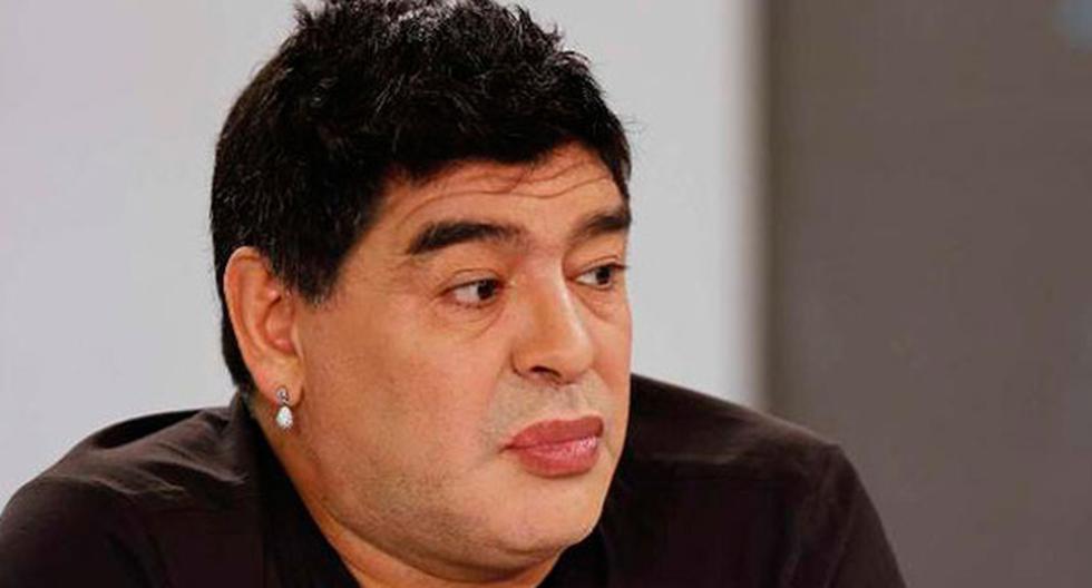 Diego Maradona lució este look. (Foto: Twitter)