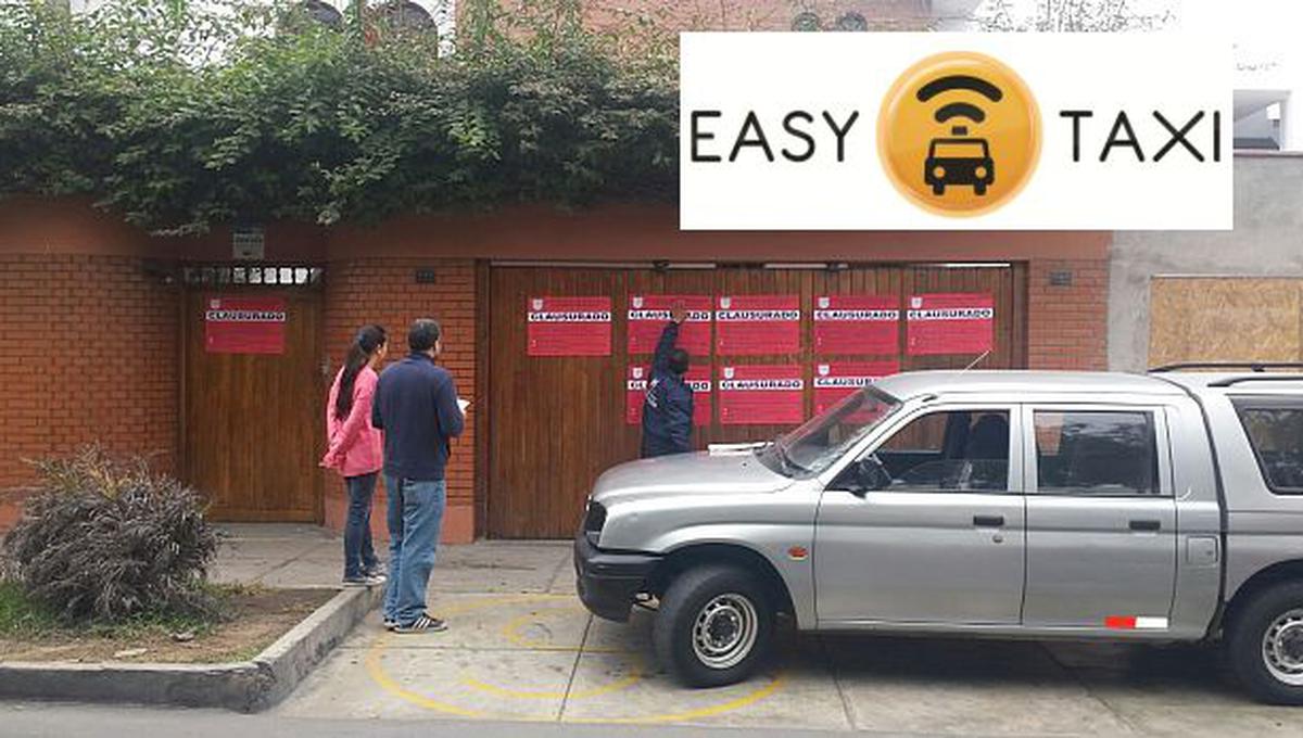 Surco: clausuran local de Easy Taxi por no tener licencia