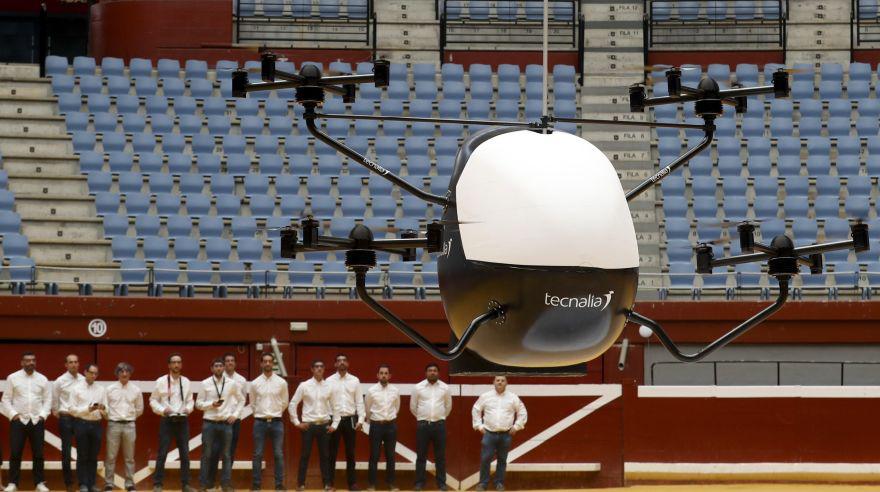 La nave está diseñada para transportar de forma autónoma una persona o cargas de hasta 150 kilos. (Foto: EFE)