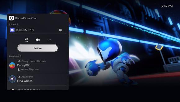 PlayStation 5 prueba el chat de voz de Discord en su versión beta. (Foto: PlayStation)