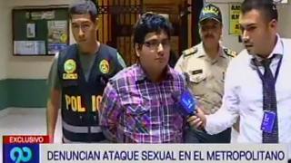 Metropolitano: pasajeros atrapan a otro acosador sexual