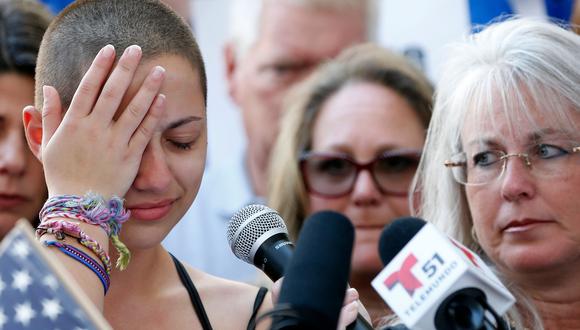 "Seremos el último tiroteo masivo", destacó Emma González durante su discurso en Florida. (AFP).