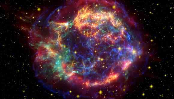 La imagen representa la explosión de una estrella en supernova. (Foto: Pixabay)