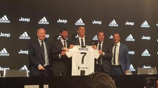Cristiano Ronaldo fue presentado como nuevo futbolista de la Juventus