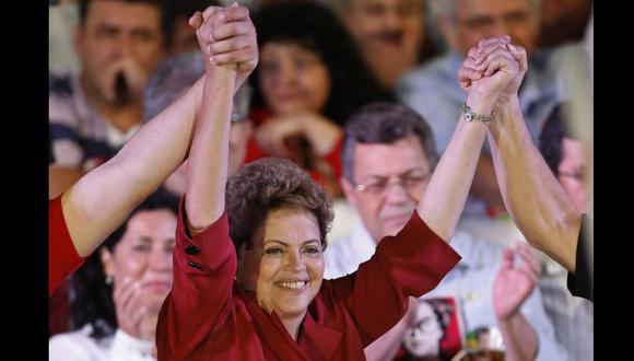 Rousseff está a tres puntos de ser reelegida en primera vuelta