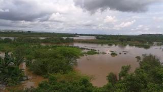 Desborde del río Tumbes afecta parcelas agrícolas y autoridades trasladan a personas