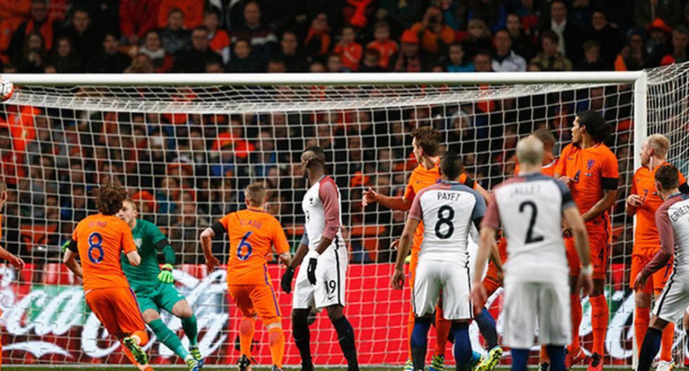 Sobre el final del partido, Francia derrotó a Holanda con un gol de Blaise Matuidi. (Video: YouTube | Foto: Getty Images)