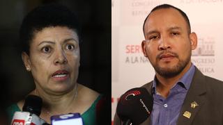 Moyano y Muñante a favor de proyecto para que presidente del Congreso reemplace a Dina Boluarte si viaja