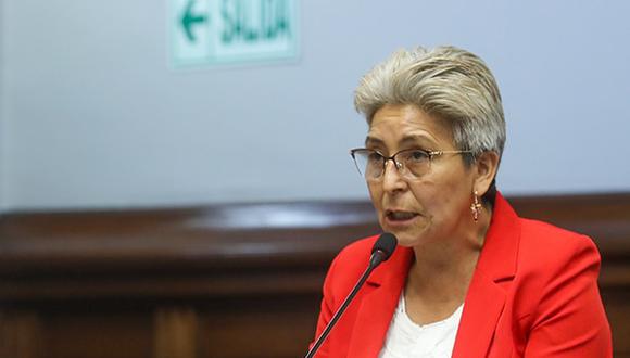 La congresista María Agüero, de Perú Libre, insiste en convocar a una Asamblea Constituyente para cambiar la Constitución de 1993. (Foto: Congreso)