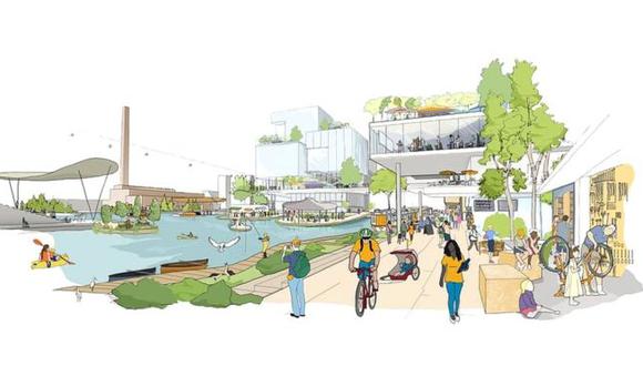 Sidewalk Toronto se construirá en una superficie de poco más de 3 kilómetros cuadrados. (Foto: Alphabet Sidewalk Labs)
