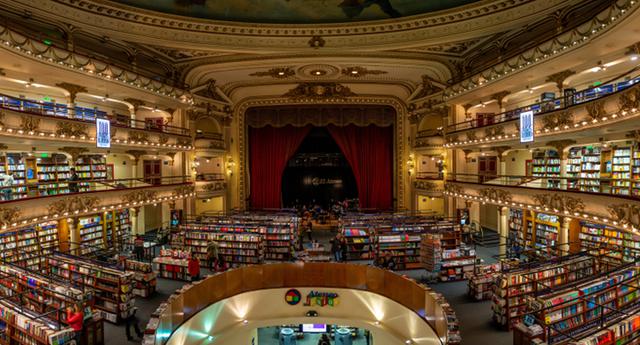 'El Ateneo Grand Splendid' fue posicionada como la librería más hermosa del mundo a principios de este año, a partir de un artículo redactado por el periodista Brian Clark Howard para National Geographic. (Foto: Shutterstock)