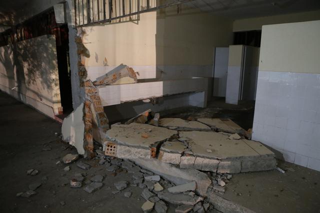 Sismo en Arequipa: instituto superior de Bella Unión en ruinas. (Foto: Alonso Chero)