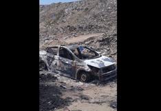 Trujillo: delincuentes queman y matan a taxista enEl Porvenir