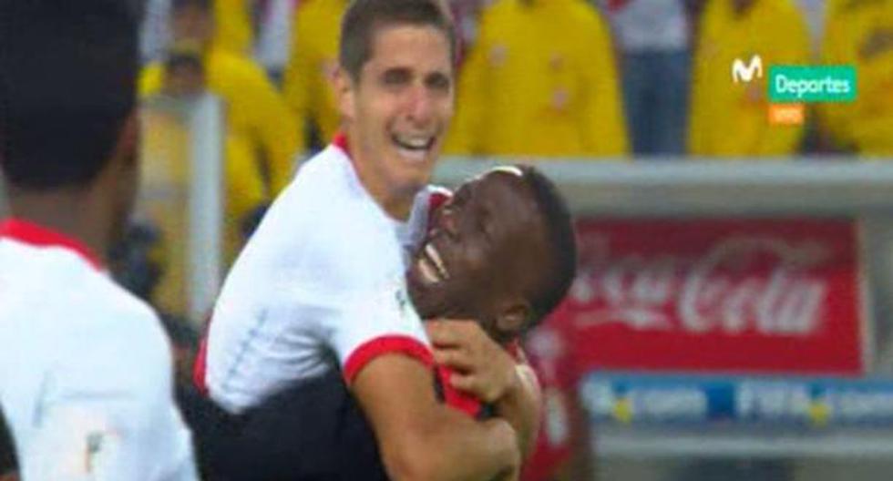 Aldo Corzo rompió en llanto tras empate con Colombia en el Nacional | Foto: Captura