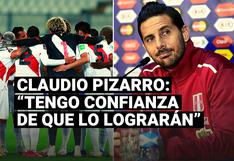 Selección peruana: Claudio Pizarro confía que la Blanquirroja clasificará al Mundial
