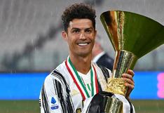 “Parece fácil, pero no lo es”: la alegría de Cristiano, con trofeo en manos, tras ser campeón en Serie A