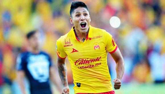 Ruidíaz sigue demostrando toda su capacidad goleadora  en México, donde ya marcó  22 goles en los 39 partidos en la Liga MX con la camiseta de Monarcas Morelia