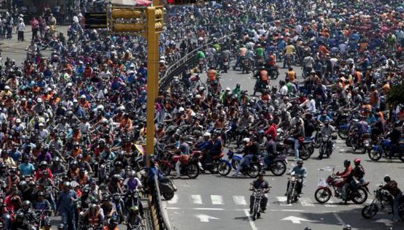 Sesenta mil motociclistas chavistas marcharán el miércoles