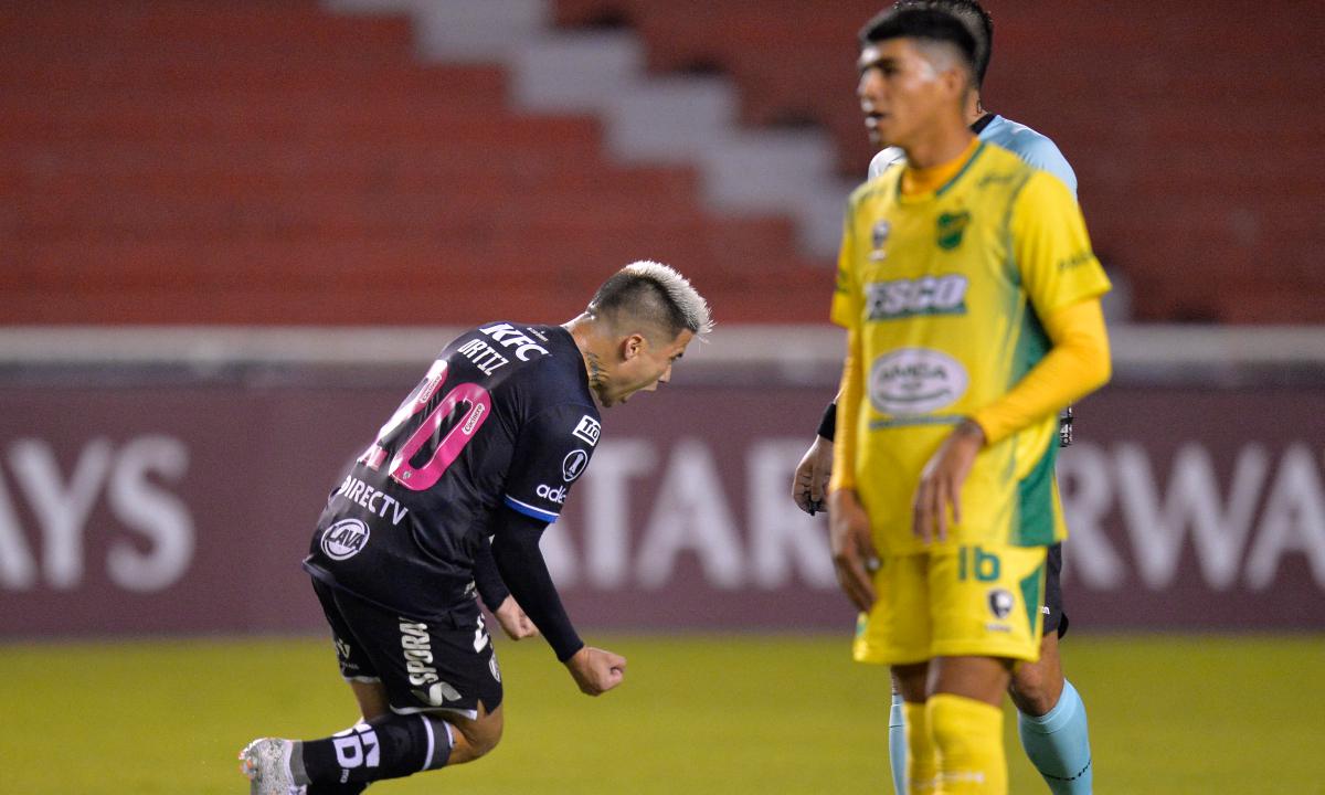 Independiente del Valle y Defensa y Justicia igualaron 1-1 en Ecuador | Foto: AFP
