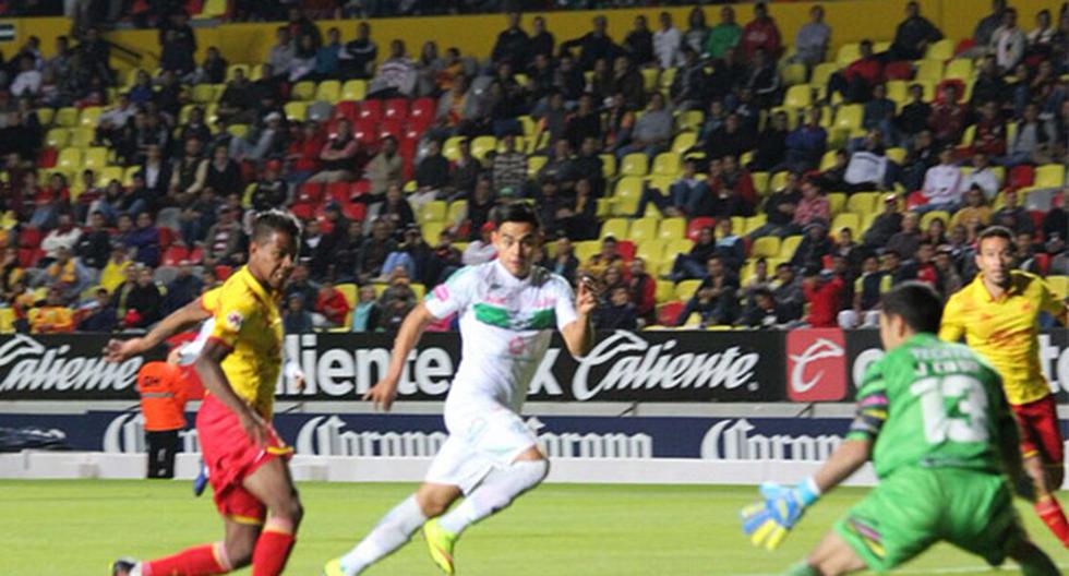 Andy Polo jugó su primer partido como titular en el Morelia y anotó un gol. (Foto: Prensa Morelia)