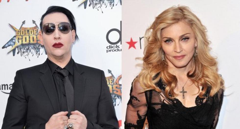 Marilyn Manson quiere tener relaciones sexuales con Madonna. (Foto: Getty Images)