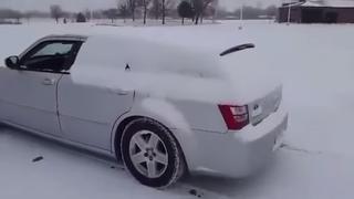 YouTube: Cómo sacar la nieve de un auto