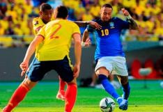 Se dieron la mano: Colombia y Brasil igualaron sin goles por las Eliminatorias