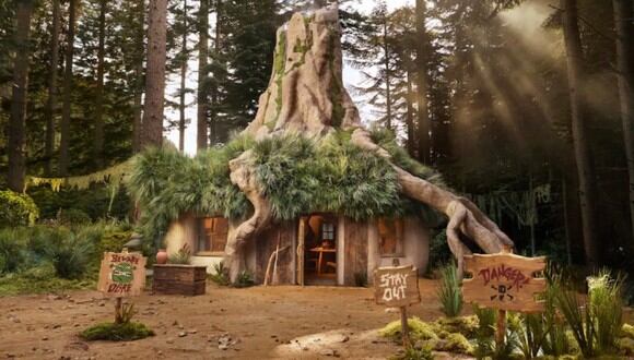VIRAL: así es el pantano de Shrek de la vida real en donde tres afortunados podrán hospedarse. (Foto: Airbnb)