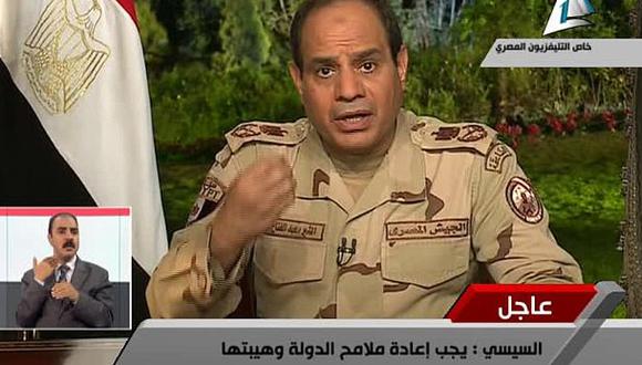Egipto: El mariscal Al Sisi anuncia su candidatura presidencial