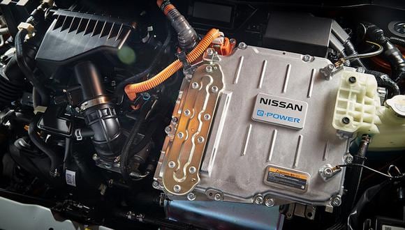 En el sistema e-POWER el motor de gasolina no está conectado a las ruedas; simplemente carga la batería.