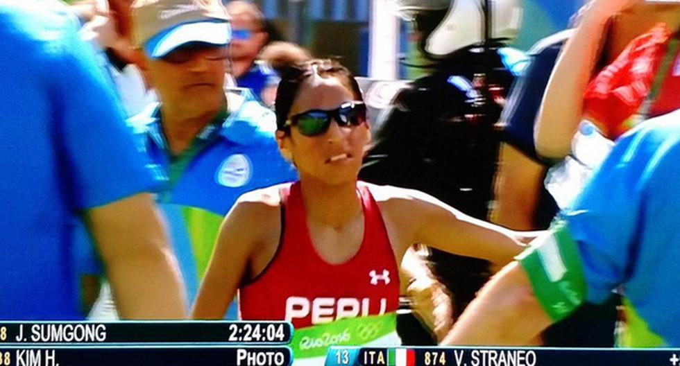 Gadys Tejeda fue la mejor latinoamericana en la maratón femenino de Río 2016. (Foto y Video: FOX Sports)
