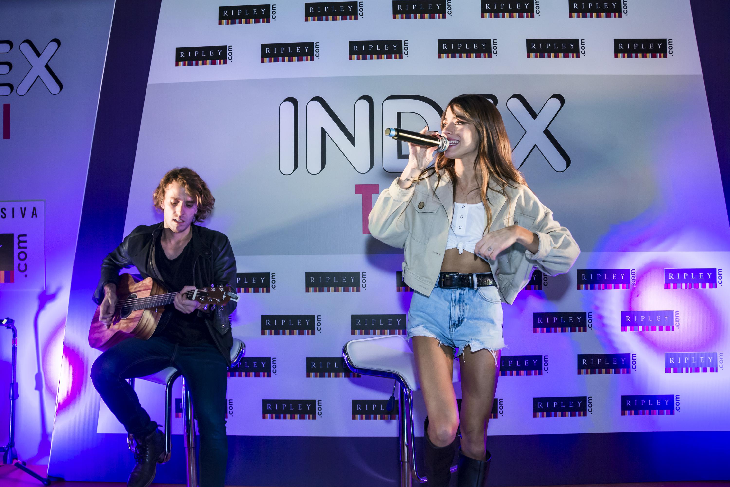 Tini ofreció un concierto privado en Lima gracias a Ripley, en el marco del lanzamiento de su colección de ropa en colaboración con Index. (Foto: Difusión)