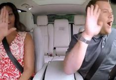 USA: Michelle Obama se subió al "Carpool Karaoke" de James Corden