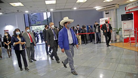 "¿El Gobierno ha expropiado hasta la fecha a alguien? ¿Alguna empresa? Todo lo contrario”, dijo Pedro Castillo. Foto: archivo Presidencia