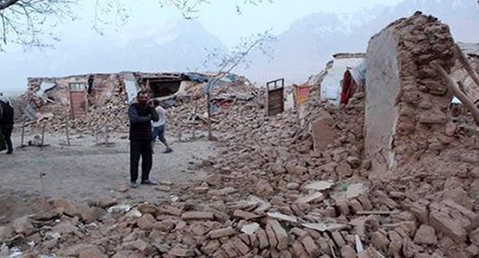 El terremoto se sintió fuertemente y estuvo seguido de 82 réplicas. (Foto: Xinhua)