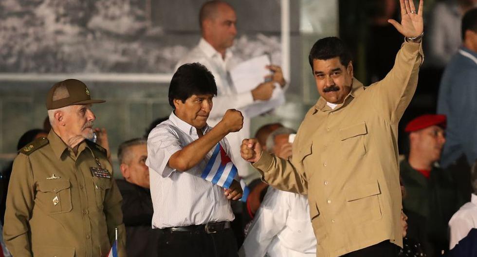 Nicolás Maduro y Evo Morales arremetieron contra Donald Trump y Estados Unidos en el Foro de Sao Paulo, celebrado en La Habana, Cuba (Getty Images)