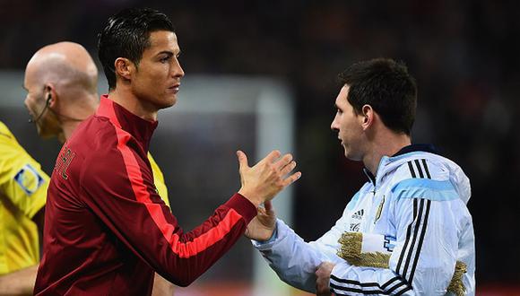 Messi y Cristiano solo se han enfrentado en selecciones en amistoso. (FotoL AFP)